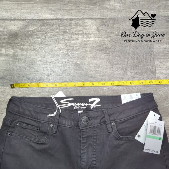 Seven7 Felicity High Rise Slim Fit Jeans Size 8 - Picture 3 of 6